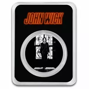 John Wick 1 oz Silver Baba Yaga Round w/ TEP