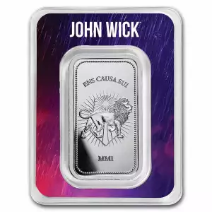 John Wick 1 oz Silver Continental Bar (in TEP) (2)