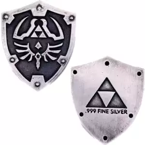 Legend of Zelda Shield Series - 2.5oz Hylian Shield w/ Custom Capsule