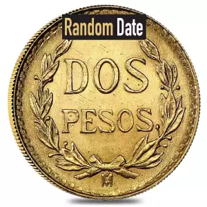 Mexico 2 Peso Gold Coin [LP) Low Premium (3)