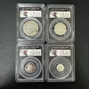 Platinum Bullion-Platinum Eagles--Four Coin Platinum Eagle Set 1oz, 1/2oz, 1/4oz, 1/10oz -Platinum- 185 Dollar