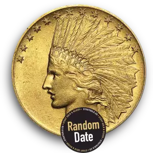 Pre-33 $10 Indian Gold Coin (AU) (2)