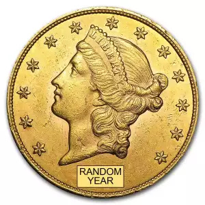 Pre-33 $20 Liberty Gold Double Eagle Coin (AU)