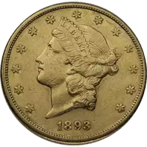 Pre-33 $20 Liberty Gold Double Eagle Coin (VF)