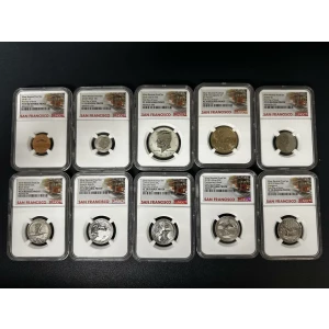 Proof and Mint Sets -Proof Sets--10 Piece Proof set ($2.91 FV) --  Set