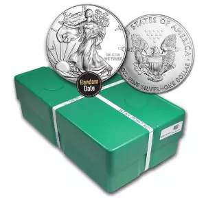 Random Date 1oz American Silver Eagle Sealed Monster Box