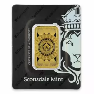 Scottsdale Marquee 1 oz Gold Bar