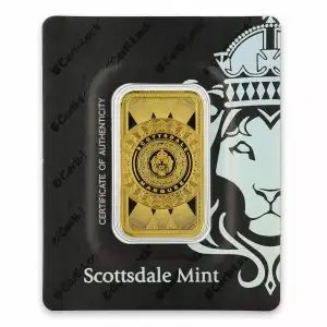 Scottsdale Marquee 1 oz Gold Bar
