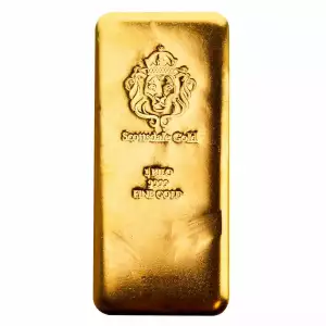 Scottsdale Mint 1 Kilo Gold Cast Bar