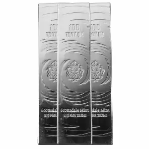 Scottsdale Mint 100 oz Long Cast Bar