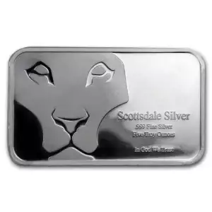 Scottsdale Mint 5oz Silver Prey Bar (Discontinued At Mint)