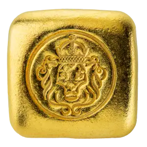 Scottsdale Mint Gold Lion 1oz Cast Bar