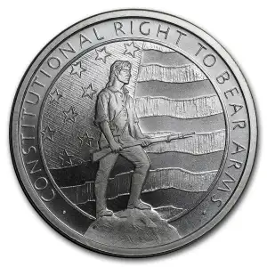 Second Amendment (Right to Bear Arms) 1oz Silver Round