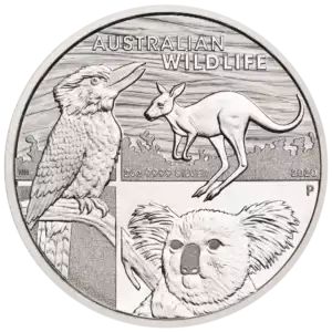 2020 $2 Australian Wildlife 2oz Silver Coin