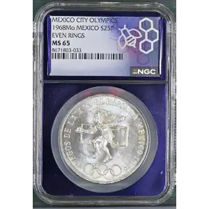 1968Mo EVEN RINGS MEXICO CITY OLYMPICS (2)