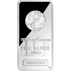 10 oz Silver Bar - Silver Eagle