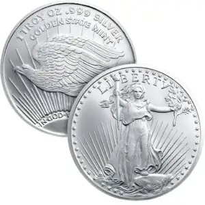 Saint-Gauden 1oz Silver Round