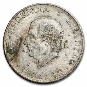 1955-1957 Mexican 5 Pesos Hidalgo | Circulated [DUPLICATE for #511889]