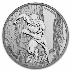 2023 Samoa 1 oz Silver DC Comics Flash BU