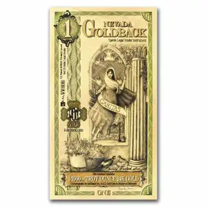 1 Nevada Goldback Aurum Gold Foil Note (24k) [DUPLICATE for #511992]