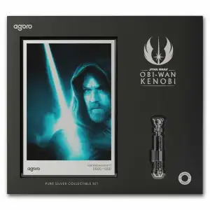 2026 Niue 5g + 1/2 oz Silver Obi-Wan Kenobi Foil & Coin Set (4)
