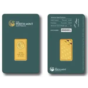 20 Gram Perth Mint Gold Bar | Classic Assay