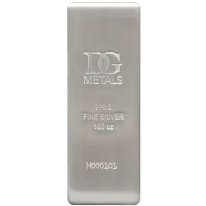 Dillon Gage 100oz Silver Bar