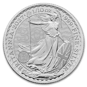 2027 Great Britain 1/10 oz Silver Britannia Coin - 30th Anniversary BU