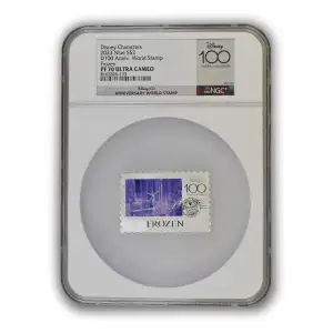 2023 Niue Disney 100th Anniversary Stamp Frozen Colorized 1 oz Silver Coin NGC PF 70 UCAM (3)