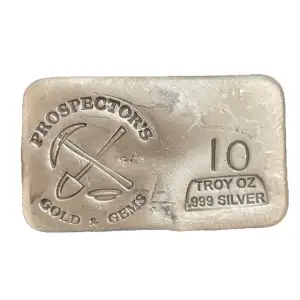 Prospector's Gold & Gem's 10oz Silver Bar