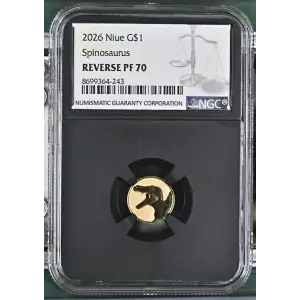 Niue Spinosaurus 1 Gram Gold Coin