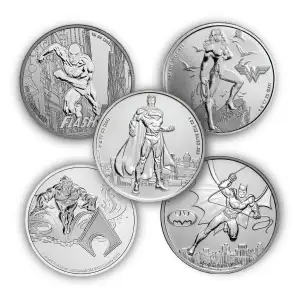 1oz Silver Random Design DC Comics Silver Coin | Our Choice (Varied Condition)