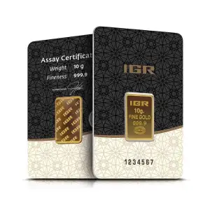 10 Gram Gold Bar - Istanbul Gold Refinery (IGR) | In Assay (2)