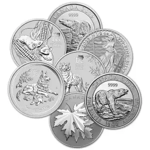 1/2 oz Silver Random Sovereign Mint Coin (Secondary Market) (3)