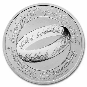 2021 Niue 1 oz Silver $2 Lord of the Rings: The One Ring