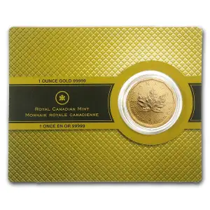 2009 Canada 1 oz Gold Maple Leaf .99999 BU (In Assay)) (2)