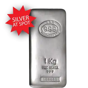 1 Kg JBR Recovery Silver Cast Bar (5)