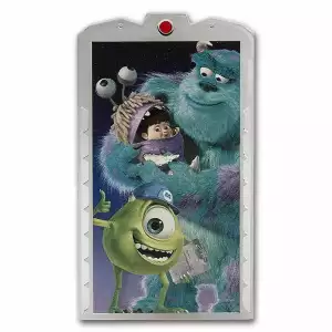 2025 Niue $5 Disney Monsters Inc. Mike & Sulley Door 3oz Silver Coin [DUPLICATE for #502279]