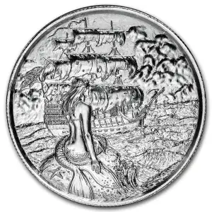 2 oz Silver UHR Round - Privateer Series: The Siren