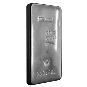 1 Kilo Silver Cast Bar - Metalor