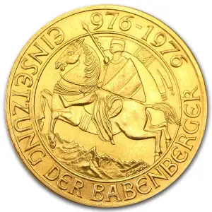 Austria Gold 1000 Schillings BU