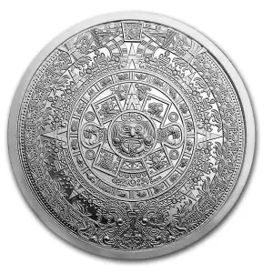 5 oz Silver Round - Aztec Calendar