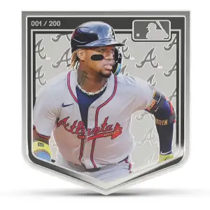 2025 Niue 3 oz Silver $5 MLB Players Series: Ronald Acuña Jr. (3)