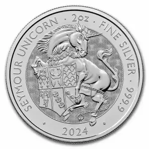 2024 2oz British The Royal Tudor Beast - Silver Seymour Unicorn (3)