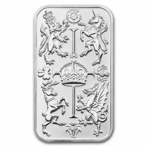 1 oz Silver Bar - The Royal Mint Celebration Bar