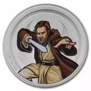 2025 Agoro Star Wars | Obi-Wan Kenobi vs. Anakin 1oz Silver Medallion