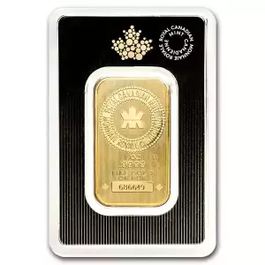 1 oz (RCM) Royal Canadian Mint Gold Bar (New w/ Assay)