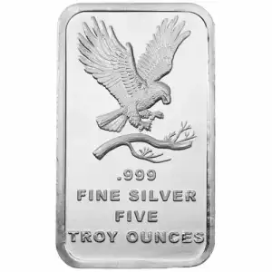 5oz  SilverTowne Trademark Eagle Silver Bar