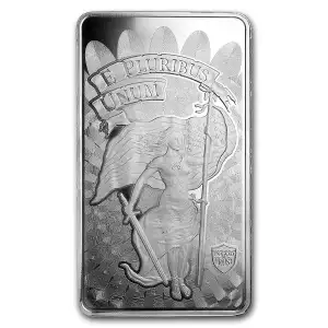 10oz Liberty and Unity High Relief Silver Bar (2)