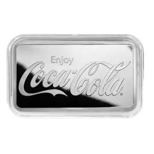 Coca-Cola® 1 oz Silver Struck Bar (In Capsule)